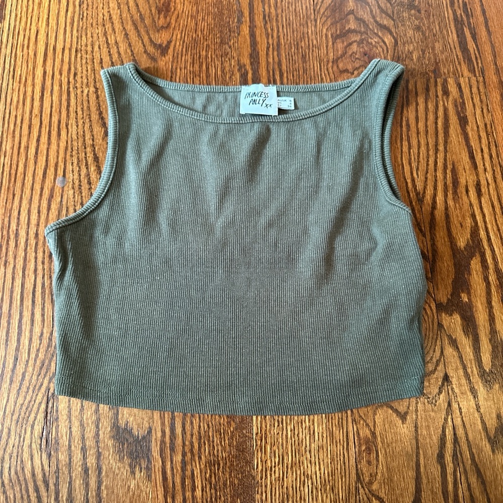 Green princess Polly tank top